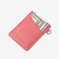 Vertical Leather Wallet - Rose Water - Thread®